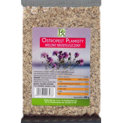 Ostropest plamisty mielony 200g Radix-bis
