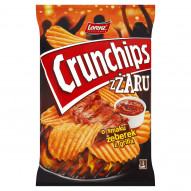 Crunchips zŻaru Chipsy ziemniaczane o smaku żeberek z grilla 140 g