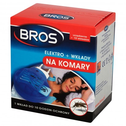 Bros Elektro + wkłady na komary 10 sztuk