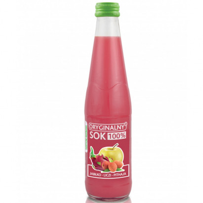 Biurkom Oryginalny Sok Jabłko/Pitahaja/Liczi 330ml