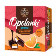 ODRA Duetki Opolanki Pianki z galaretką pomarańczową w czekoladzie 400 g