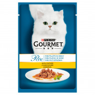 Gourmet Perle Karma dla kotów mini fileciki w sosie z kurczakiem 85 g