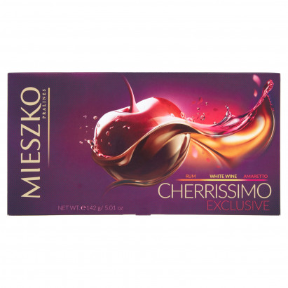 Mieszko Cherrisimo Exclusive Praliny z wiśnią w alkoholu 142 g