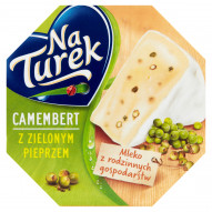 NaTurek Ser pleśniowy camembert z zielonym pieprzem 120 g