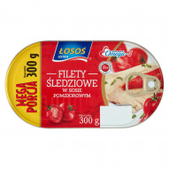 Łosoś Ustka Filety śledziowe w sosie pomidorowym 300 g