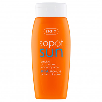 Ziaja Sopot Sun Emulsja do opalania wodoodporna SPF 20 150 ml