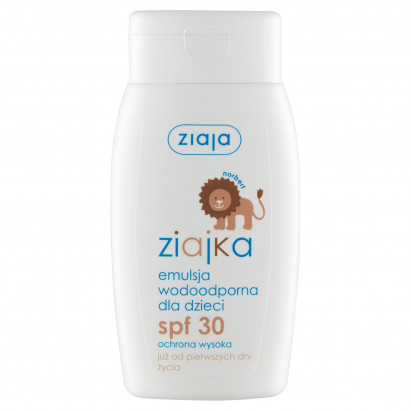 Ziaja Ziajka Emulsja wodoodporna dla dzieci już od pierwszych dni życia SPF 30 125 ml