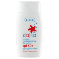 Ziaja Ziajka Emulsja wodoodporna dla dzieci powyżej 6 miesiąca życia SPF 50+ 125 ml
