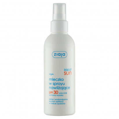 Ziaja Sopot Sun Mleczko w sprayu nawilżające SPF 30 170 ml