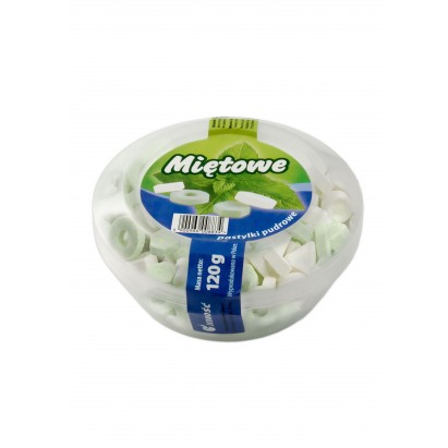 Pastylki pudrowe Miętowe 120g