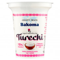 Bakoma Jogurty Świata Jogurt naturalny typ turecki 290 g