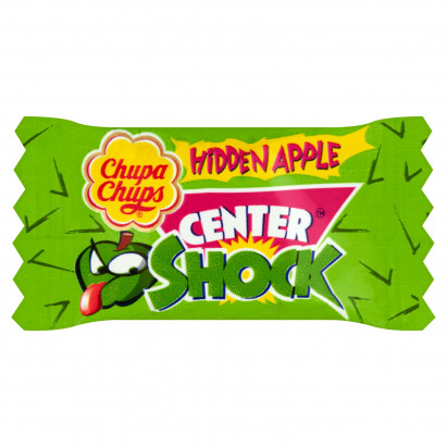 Chupa Chups Center Shock Hidden Apple Guma do żucia o smaku jabłkowym