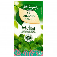 Herbapol Zielnik Polski Herbatka ziołowa melisa 40 g (20 x 2 g)