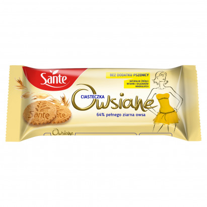 Sante Ciasteczka owsiane 138 g