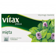 Vitax Zioła Herbatka ziołowa mięta 30 g (20 x 1,5 g)