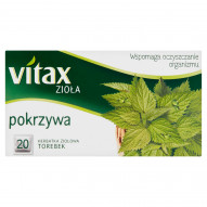 Vitax Zioła Herbatka ziołowa pokrzywa 30 g (20 x 1,5 g)