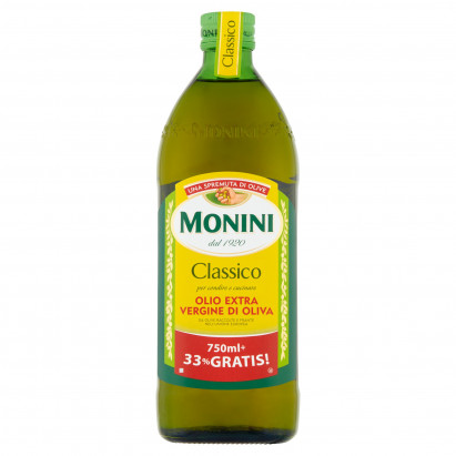 Monini Classico Oliwa z oliwek najwyższej jakości z pierwszego tłoczenia 1000 ml