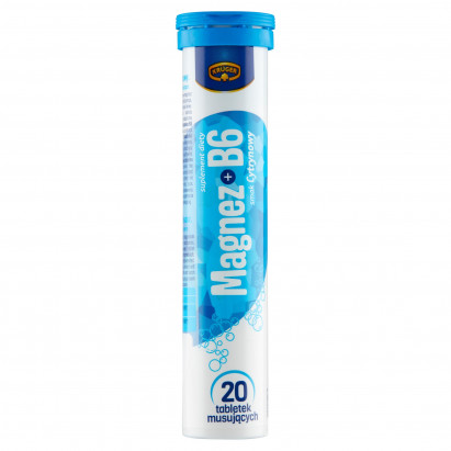 Krüger Suplement diety magnez + B6 smak cytrynowy 80 g (20 sztuk)