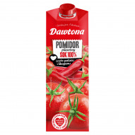 Dawtona Sok 100% pomidor pikantny 1 l