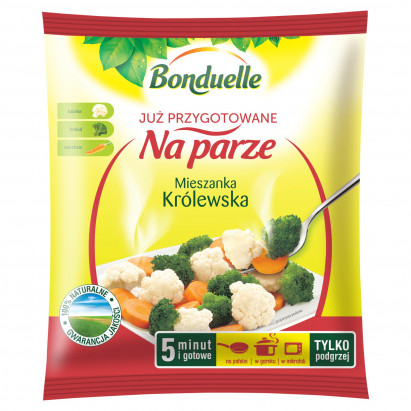 Bonduelle Już przygotowane na parze Mieszanka królewska 400 g