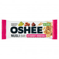 Oshee Musli Bar Suplement diety baton zbożowy rodzynki orzechy 40 g