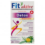 Fit aktive Detox Suplement diety herbatka ziołowa 40 g (20 x 2 g)