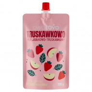 OWOLOVO Truskawkowo Mus jabłkowo-truskawkowy 200 g