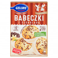 Gellwe Babeczki z czekoladą mieszanka do wypieku 290 g