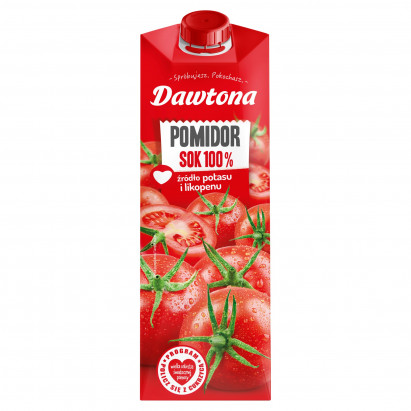 Dawtona Sok 100% pomidor 1 l