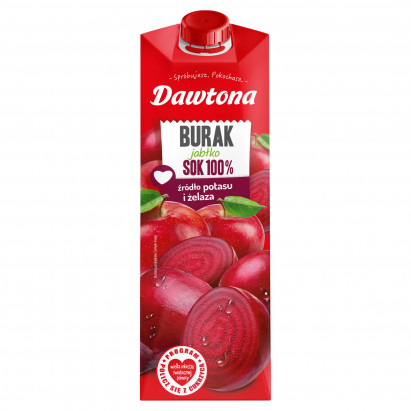 Dawtona Sok 100% burak jabłko 1 l