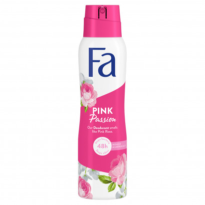 Fa Pink Passion 48 h Dezodorant w sprayu o zapachu różanym 150 ml