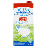 Mleko zambrowskie UHT 3,2 % 1 l