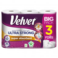 Velvet Ultra Strong Ręcznik papierowy 3 rolki