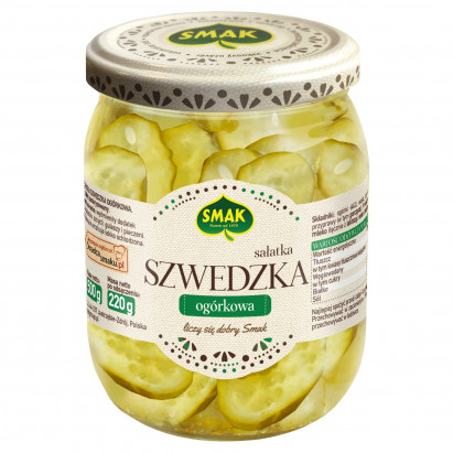 Smak Sałatka szwedzka ogórkowa 500 g