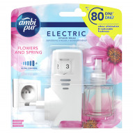 Ambi Pur Flowers & Spring Zestaw startowy do elektrycznego odświeżacza powietrza 20ml