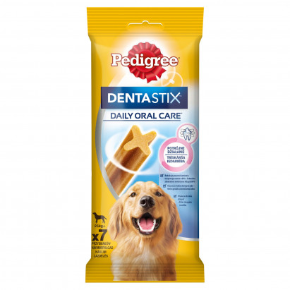 Pedigree DentaStix 25 kg+ Karma uzupełniająca dla psów 270 g (7 sztuk)