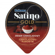 Bakoma Satino Gold Deser czekoladowy z sosem o smaku czekoladowo-rumowym 135 g