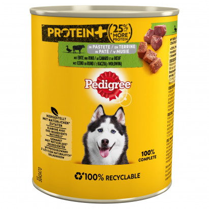 Pedigree Mokra karma dla psów w musie z kaczką i wołowiną 800 g