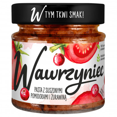 Wawrzyniec Pasta z suszonymi pomidorami i żurawiną 180 g