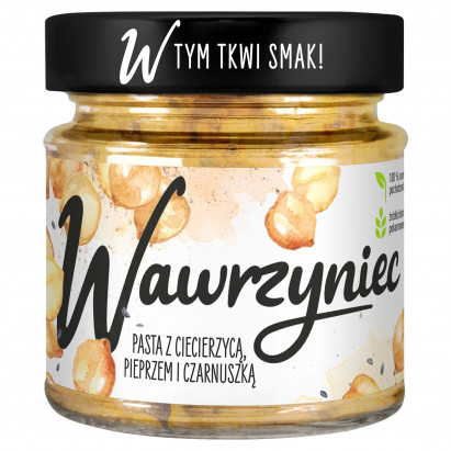 Wawrzyniec Pasta z ciecierzycą pieprzem i czarnuszką 180 g