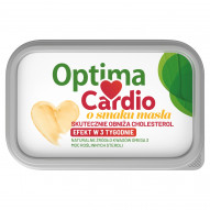 Optima Cardio Margaryna roślinna z dodatkiem steroli roślinnych o smaku masła 400 g