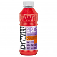 DrWitt Iso Vitamin Water Izotoniczny napój o smaku arbuza i jagody 550 ml