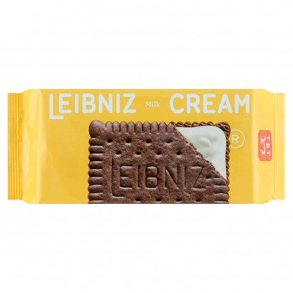 Leibniz Herbatniki kakaowe z kremem mlecznym 190 g