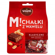 Wawel Michałki z Wawelu Cukierki w czekoladzie klasyczne 245 g