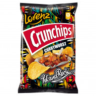 Crunchips Chipsy ziemniaczane o smaku kiełbasy z curry 130 g