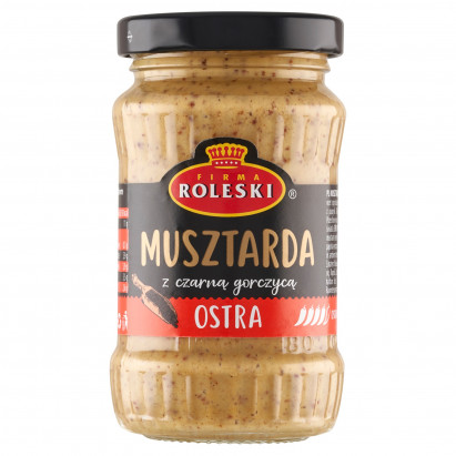 Firma Roleski Musztarda ostra 165 g