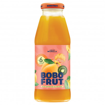 Bobo Frut Nektar owocowy jabłko morela po 6 miesiącu 300 ml