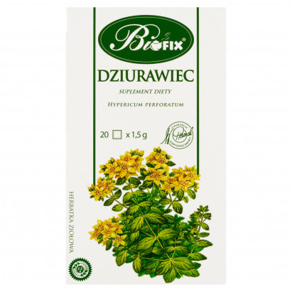 Bifix Suplement diety herbatka ziołowa dziurawiec 30 g (20 x 1,5 g)