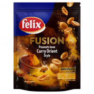 Felix Fusion Orzeszki ziemne smażone z przyprawą curry 150 g