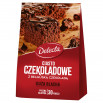 Delecta Duża Blacha Ciasto czekoladowe z belgijską czekoladą mieszanka do przygotowania ciasta 670 g